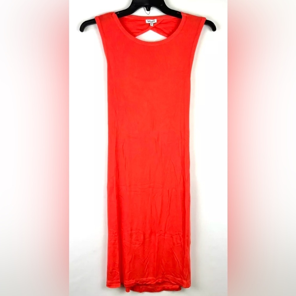 Splendid Women’s Sleeveless Coral Midi Dress Size Large